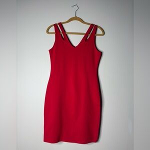 Rolla Coster New Vibrant stretch Red‎ Dress with a back zipper. Sz--see photos.